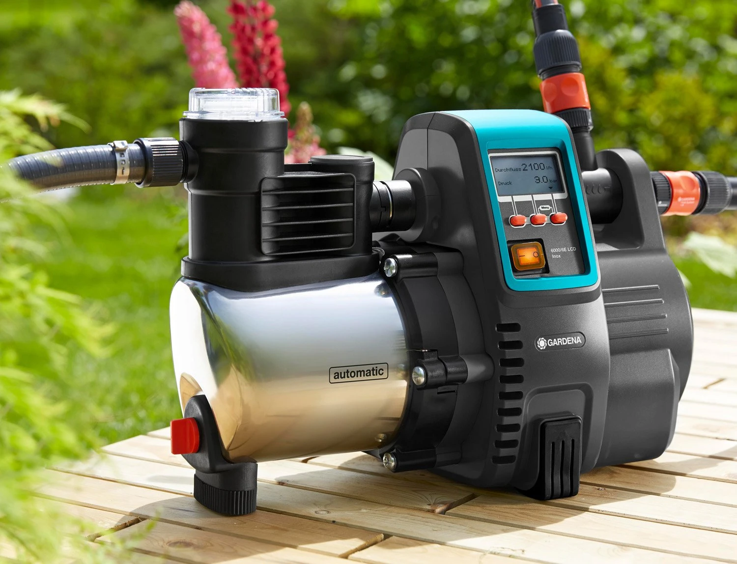 GARDENA Premium Hydrofoorpomp 6000/6E LCD Inox - Image 3