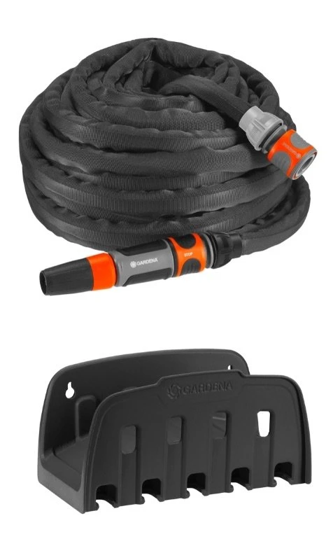 GARDENA Textielslang Liano 15m Set Met Muurhouder
