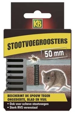KB Stootvoegrooster RVS 50mm - 10 Stuks